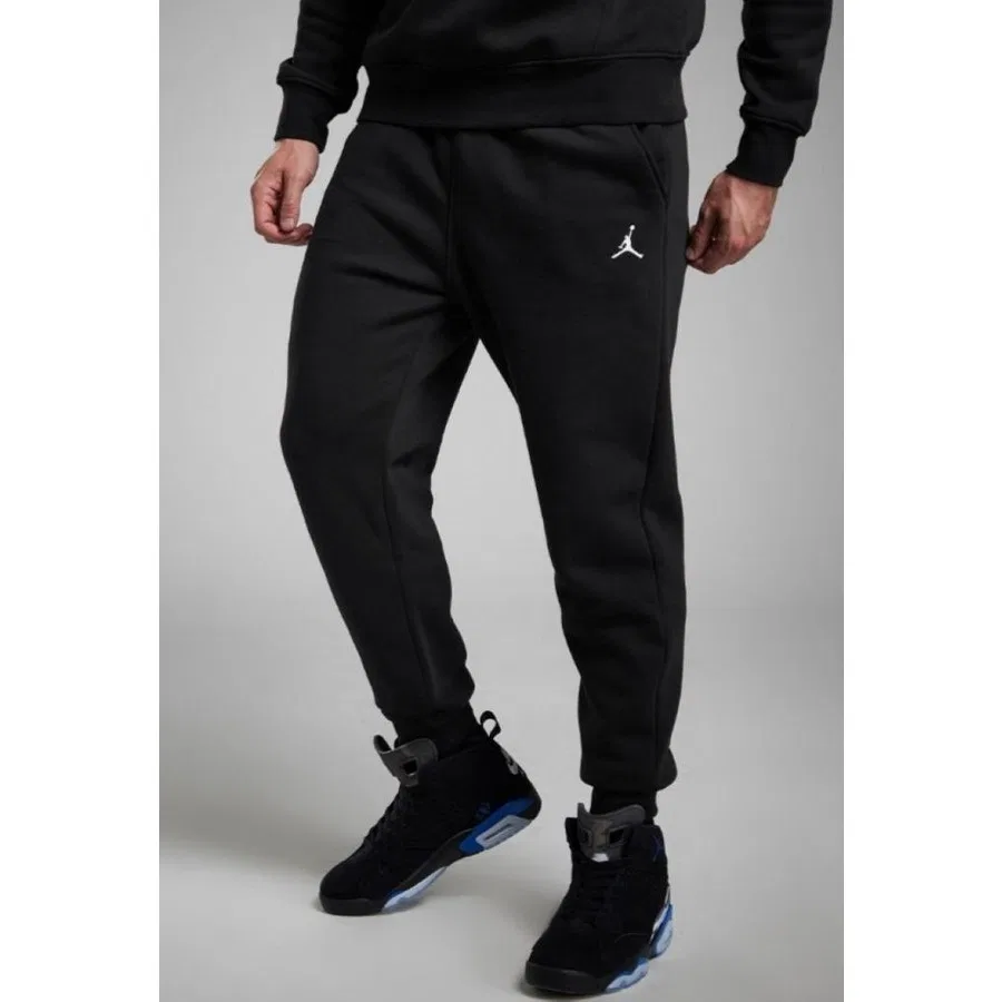 Спортивные штаны из флиса с принтом Jordan Fleece Jumpman Nike, Черный