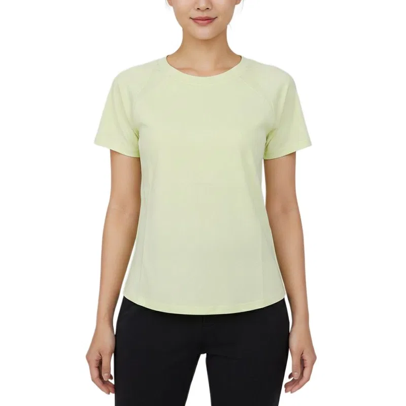 Женская футболка хлопковая Adidas, Light Yellow
