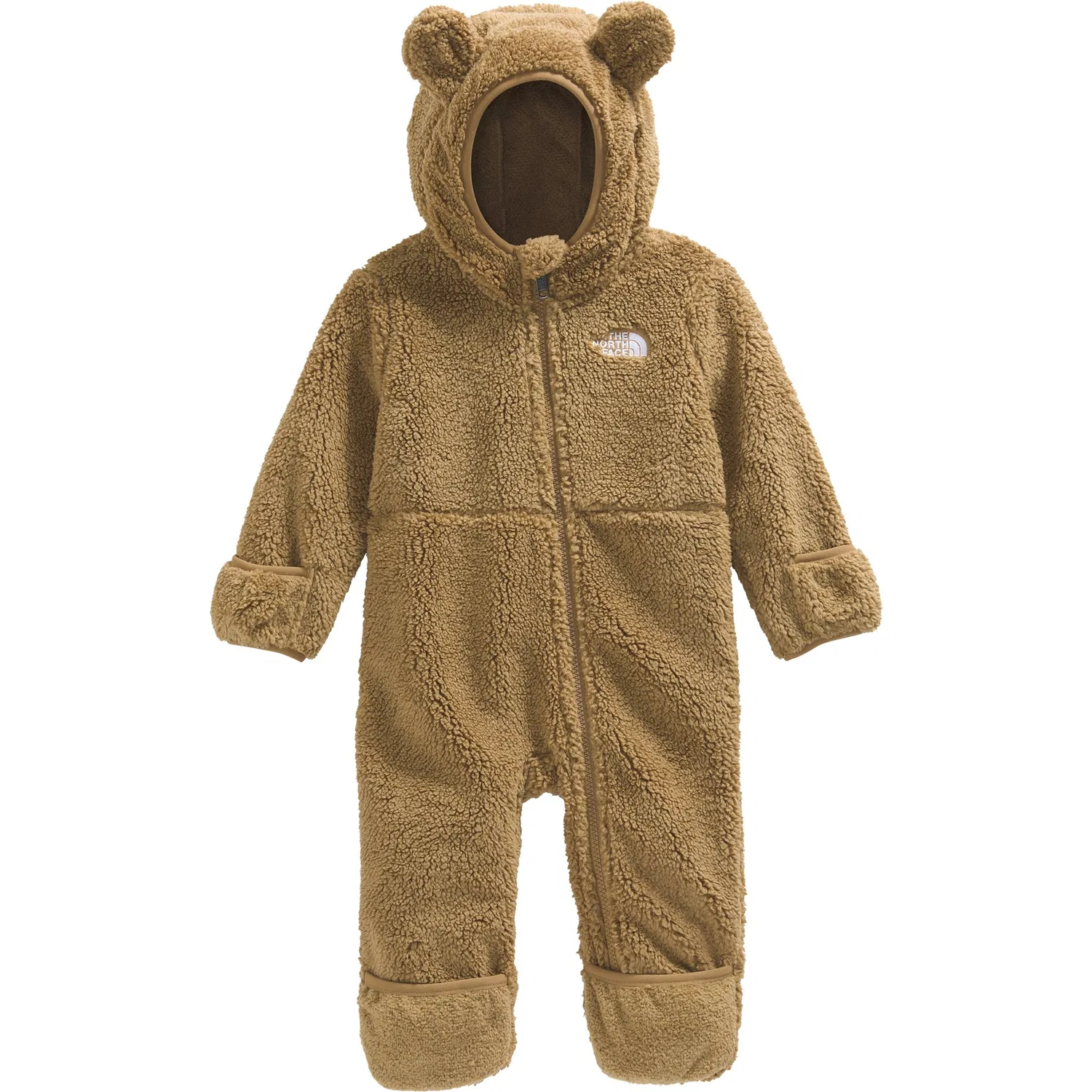 Комбинезон-боди флисовый с капюшоном и ушками Baby Campshire One-Piece The North Face, Teddy Brown