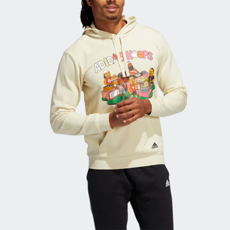 Adidas Толстовка мужская Sandstorm Soil с капюшоном, умеренная посадка, Regular — фото 3