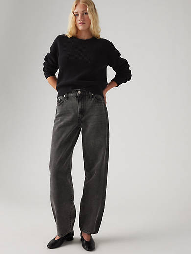 

Женские джинсы Baggy Dad Levi's, цвет Satin Spats - Black