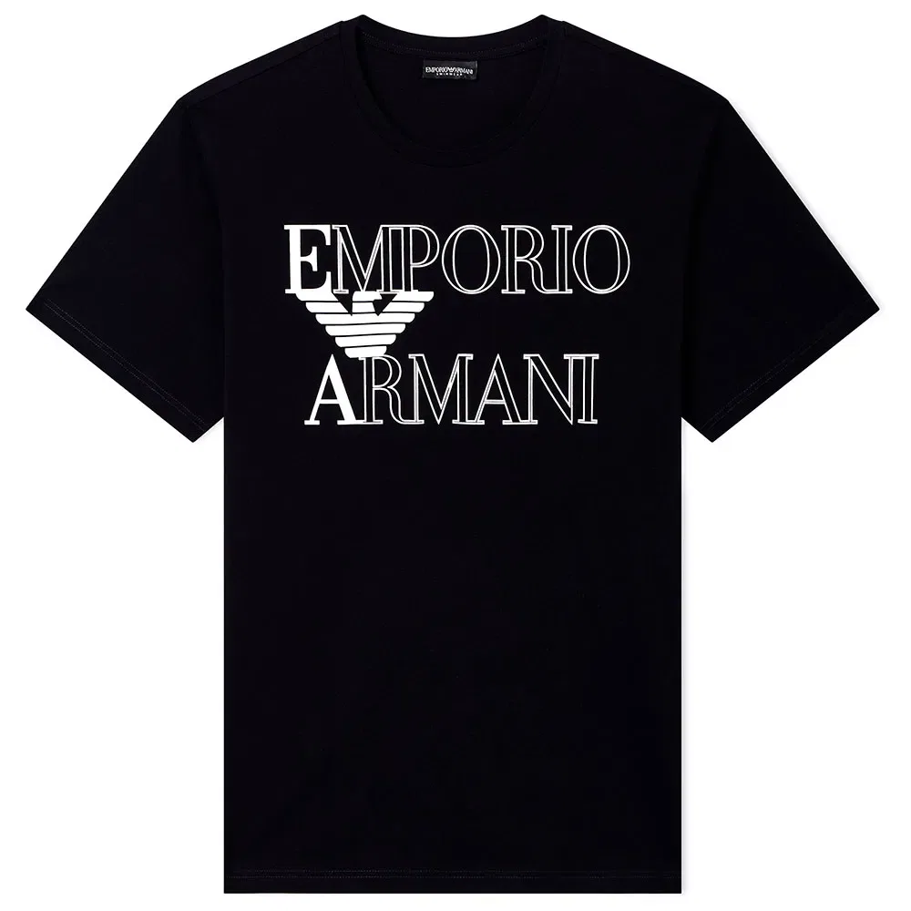 Футболка с коротким рукавом Emporio Armani, черный