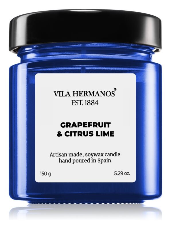 

Ароматическая свеча Vila Hermanos Apothecary Cobalt Blue Grapefruit & Citrus Lime