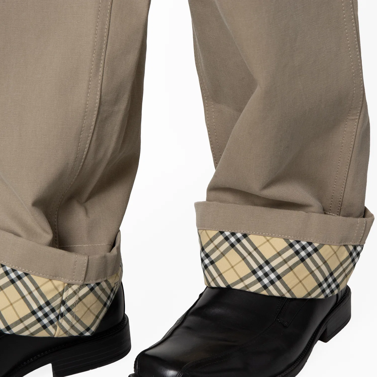 Брюки карпентер из хлопка Cotton Carpenter Trousers Burberry, Oyster — фото 2