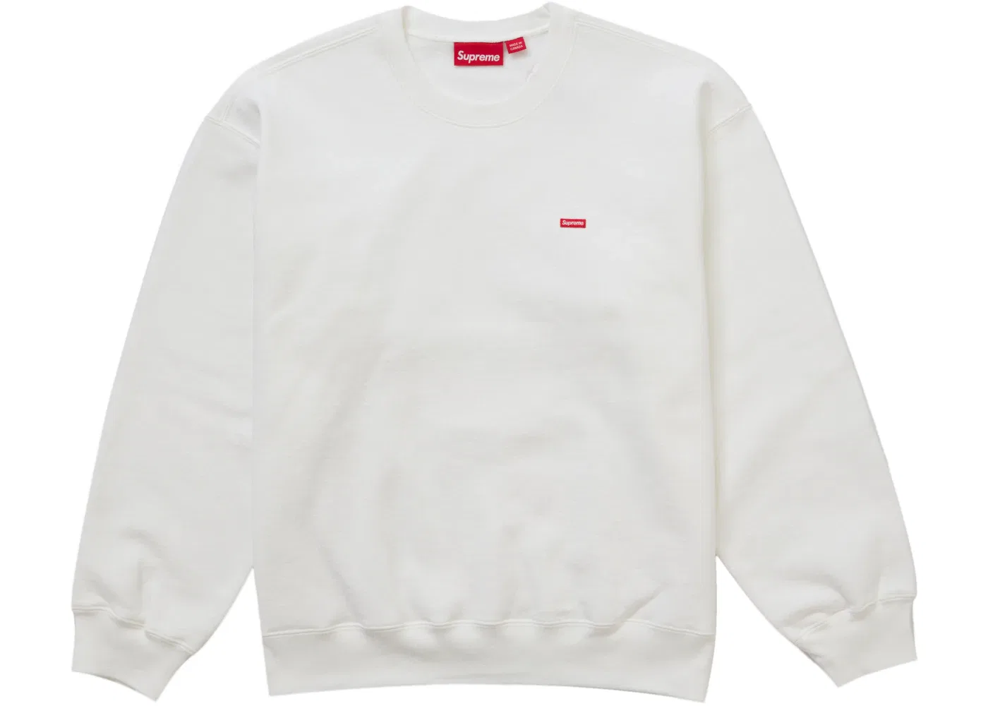Мужской свитшот с принтом Supreme Crewneck (FW24), White