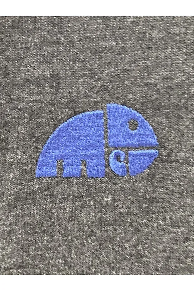 Детская куртка из футера с принтом Molica Baby, Navy Blue — фото 3