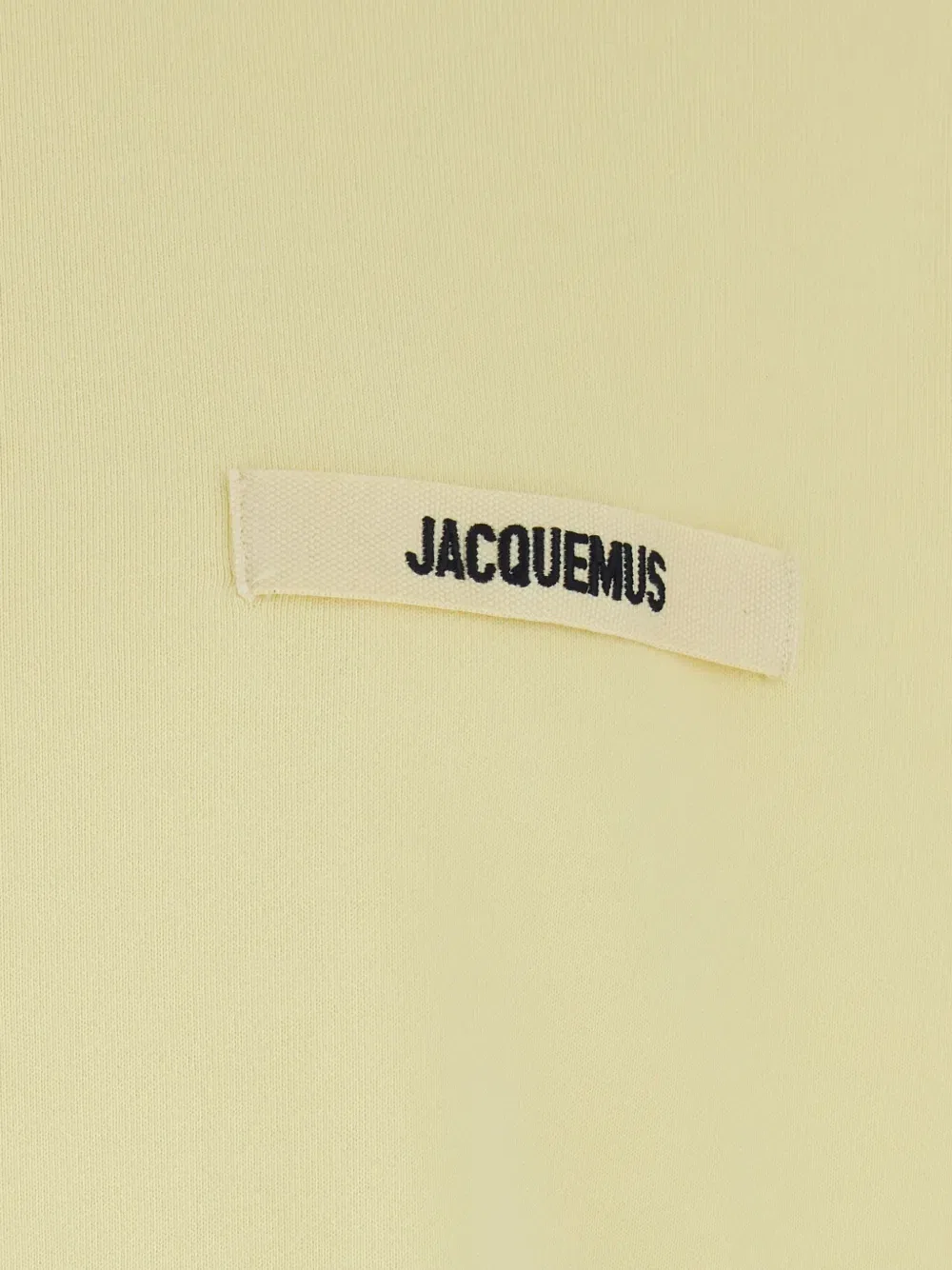 Свитшот с логотипом Gros Jacquemus, желтый — фото 3