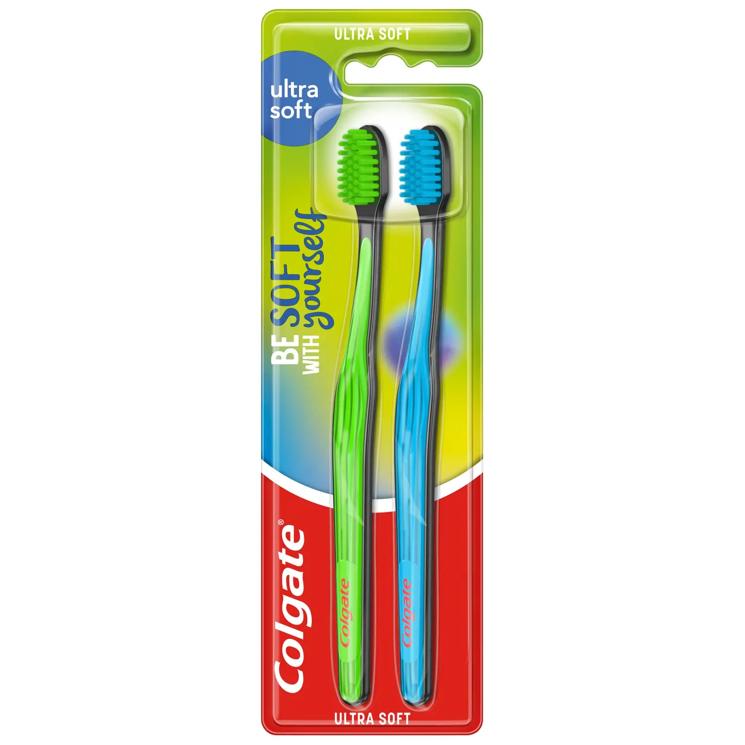 Colgate Ultra Soft Duopack ультрамягкая зубная щетка, 2 шт/1 упаковка — фото 3