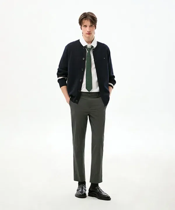 Брюки зауженные, Tommy Hilfiger, синий