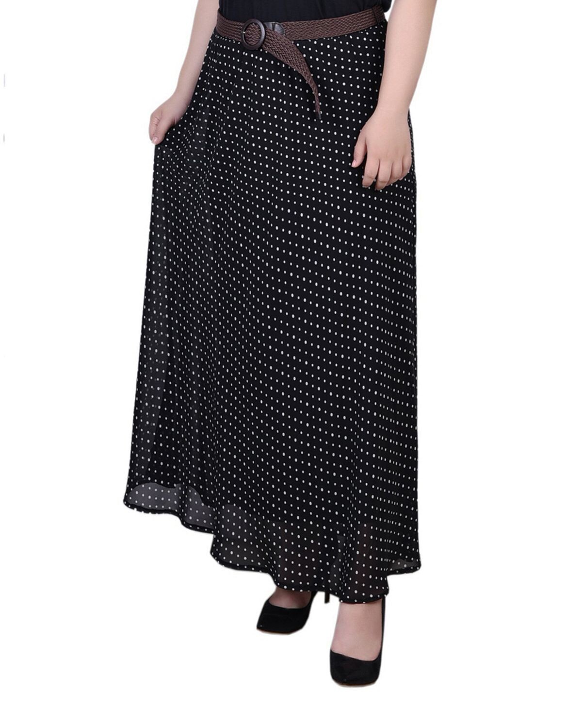 

Шифоновая макси-юбка больших размеров NY Collection, мульти, Черный, Шифоновая макси-юбка больших размеров NY Collection, мульти