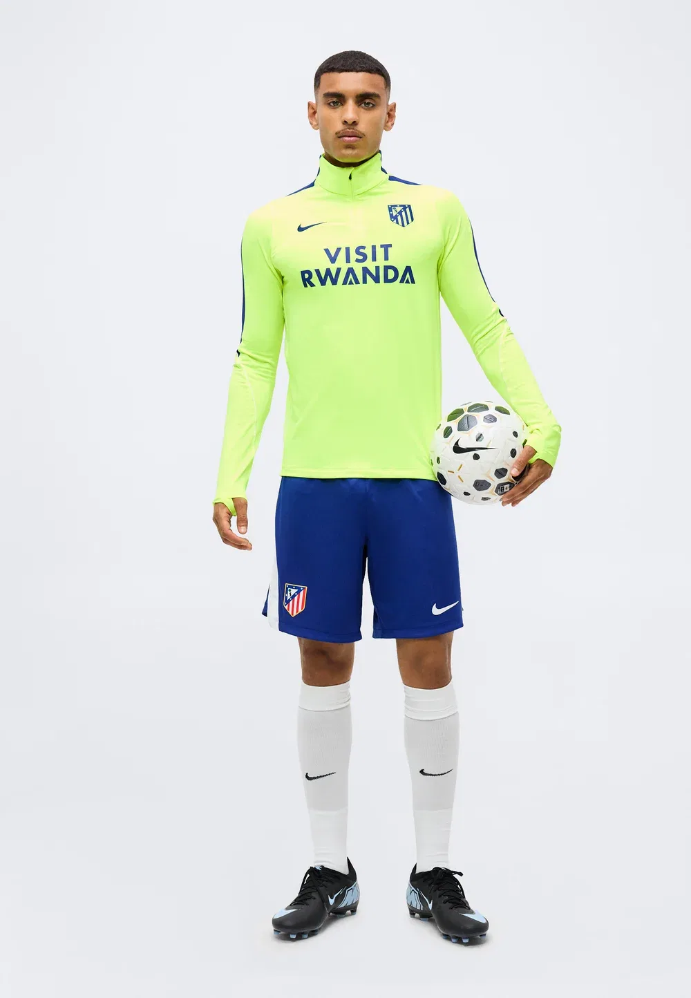 Тренажер для банкомата - клубная форма Nike Performance, Volt/Deep Royal Blue — фото 2