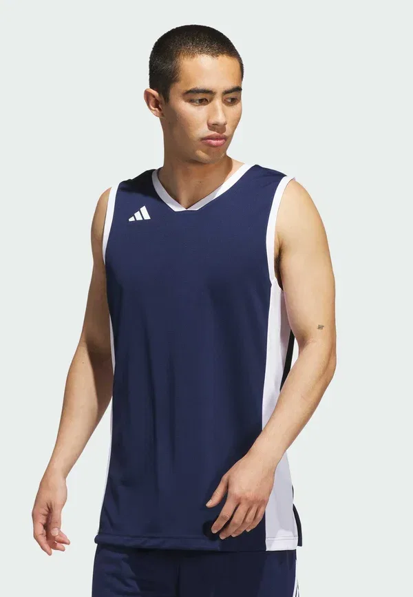 Топ Adidas Performance, белый/темно-синий