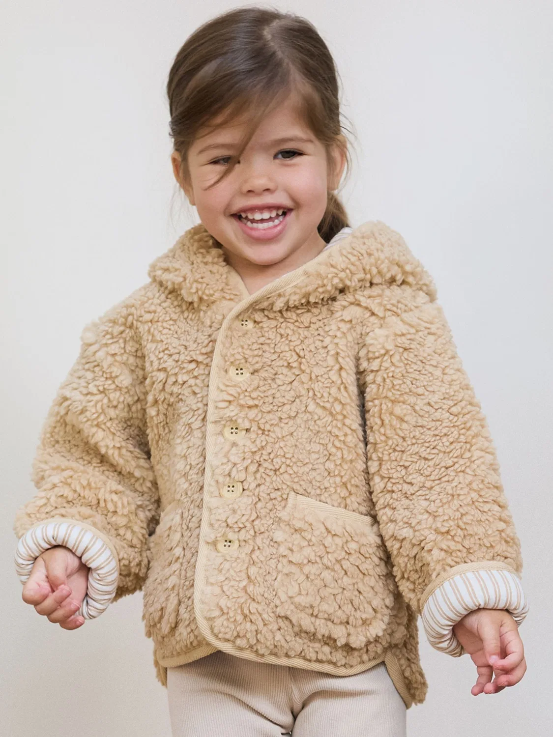 Куртка флисовая The Little Tailor, Natural
