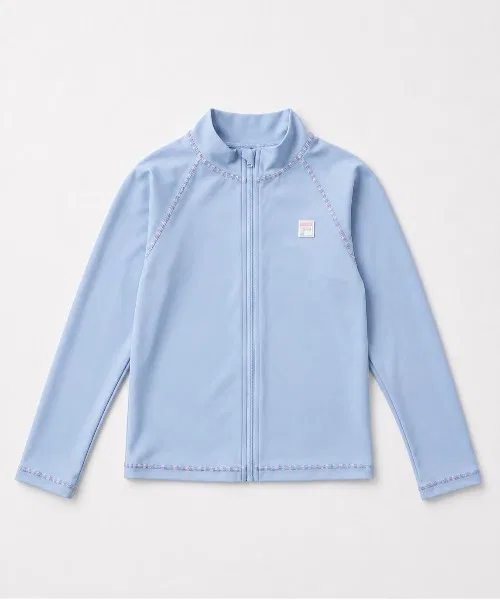 Детский рашгард с длинным рукавомFILA Rainbow Stitch, Saks Blue