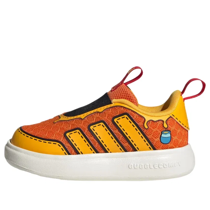 Детские кроссовки для мальчиков с закрытым носком Bubblecomic Adidas, оранжевый