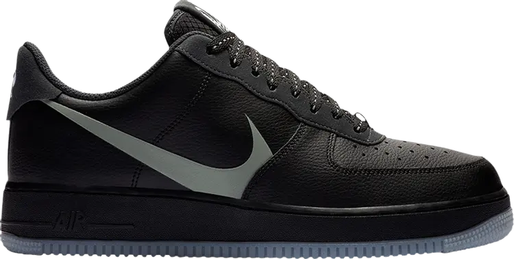 

Кроссовки Nike Air Force 1 Low 'Grey Swoosh', черный