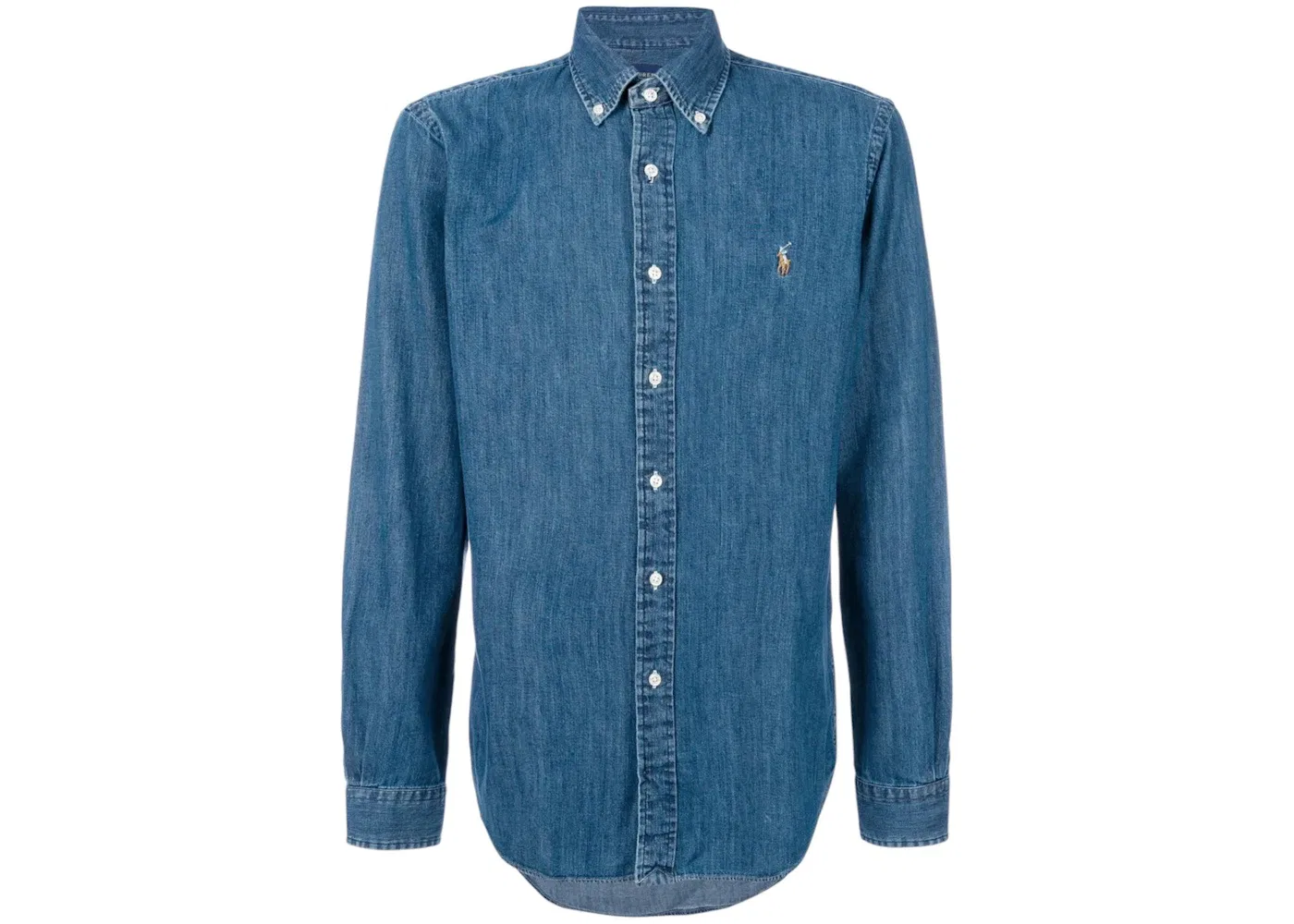 Детская рубашка с длинным рукавом Polo Ralph Lauren, Denim