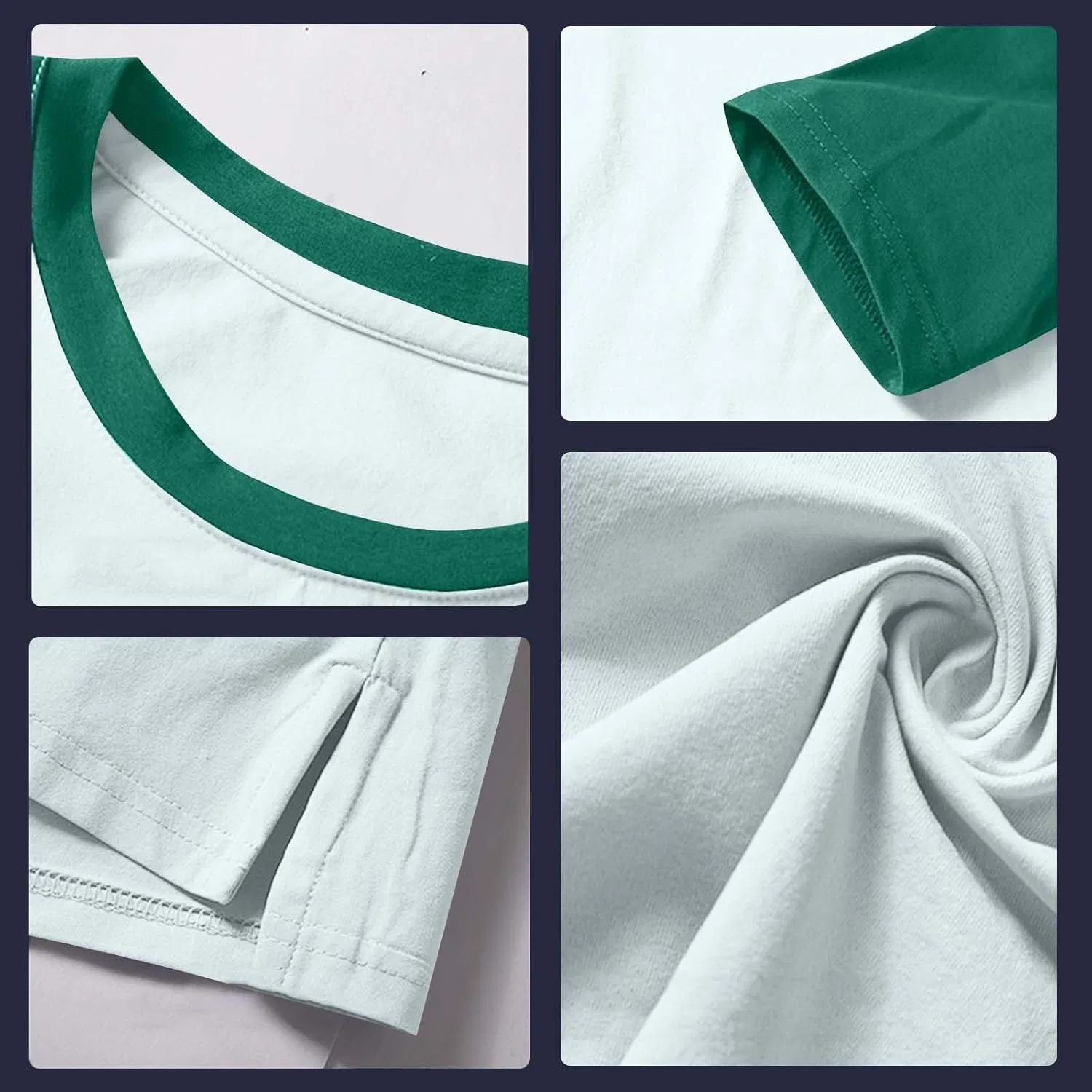 Мужская футболка реглан с длинным рукавом Color Block, Green — фото 3