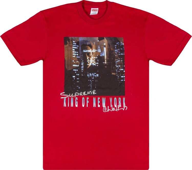 Футболка Supreme King Of New York T-Shirt 'Red', красный — фото 2