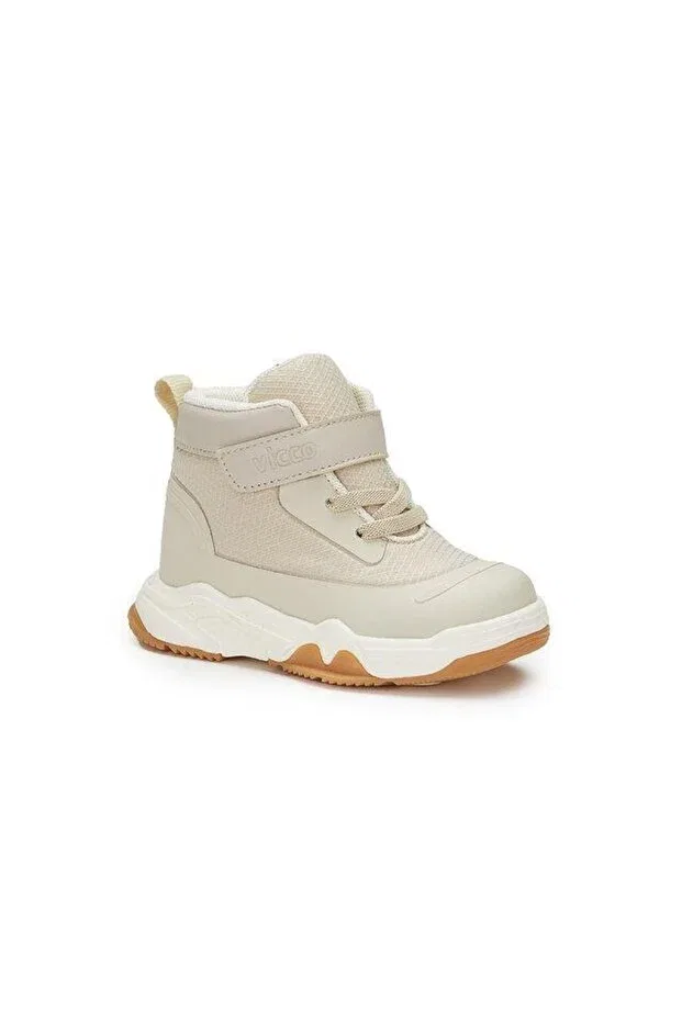 Детские ботинки для девочек с коротким каблуком Furby booties Vicco, Beige