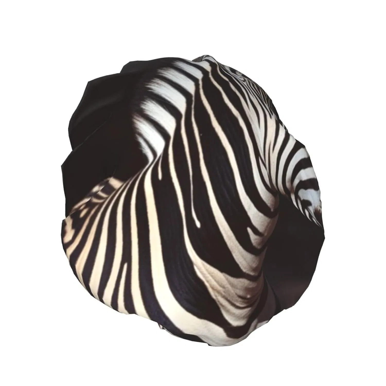 Шапочка для душа двойная, FWJZDSP, многоразовая, водонепроницаемая, Zebra — фото 2