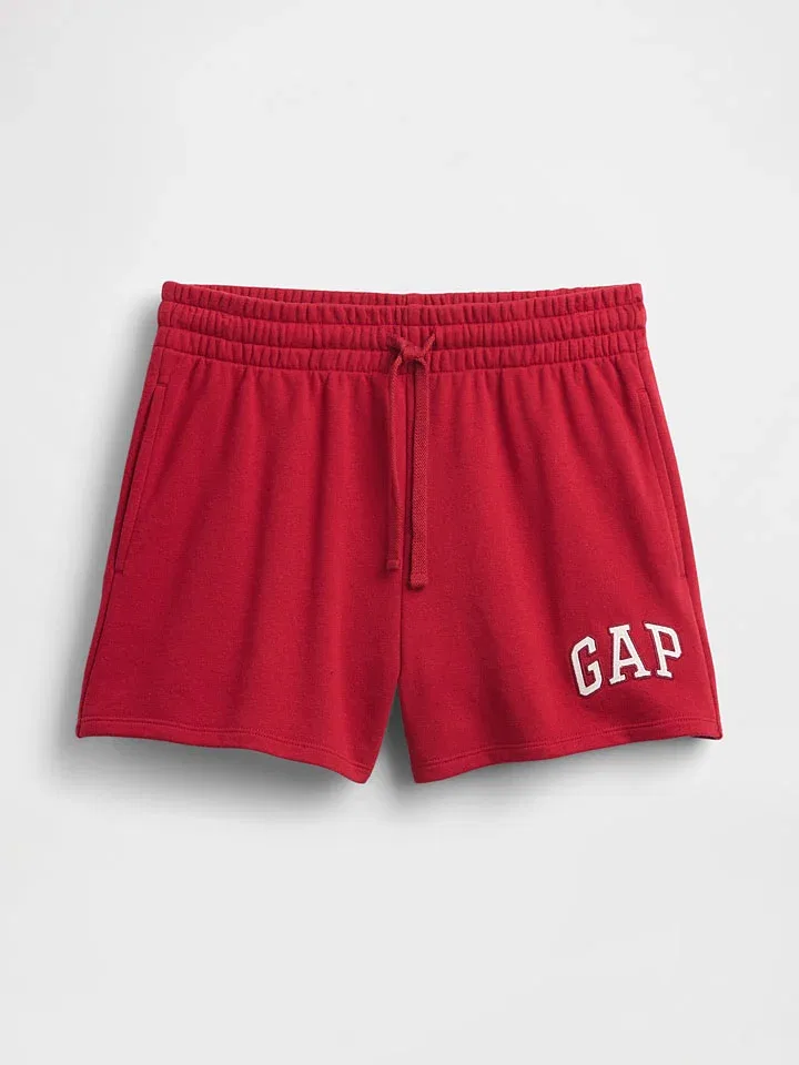 Женские свободные шорты GAP, Red — фото 4