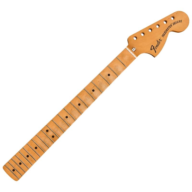 

Гриф Fender Road Worn '70's ​​Telecaster Deluxe, кленовая накладка на гриф, C-образная форма Road Worn '70's Telecaster Deluxe Neck