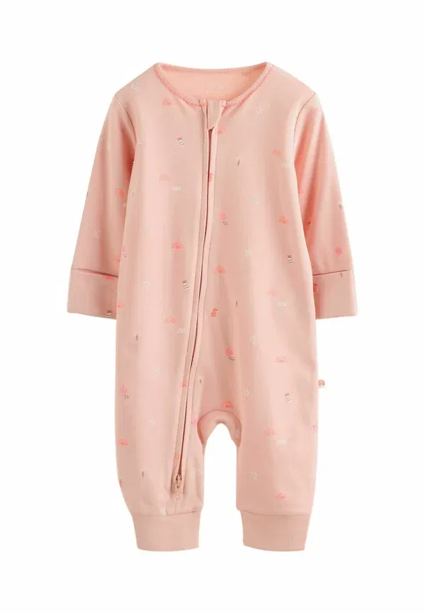 Комплект боди с цветочным принтом Baby Sleepsuits 3 Pack Next, pink, розовый — фото 4