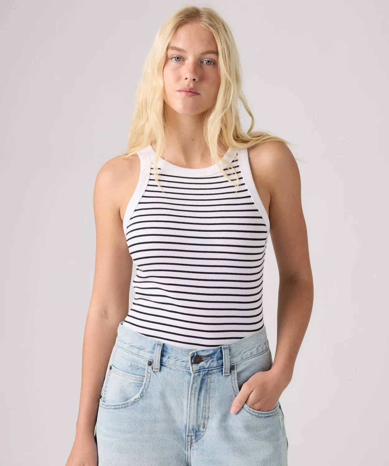 Женский топ-майка Essential Racer Tank Levi's, Белый