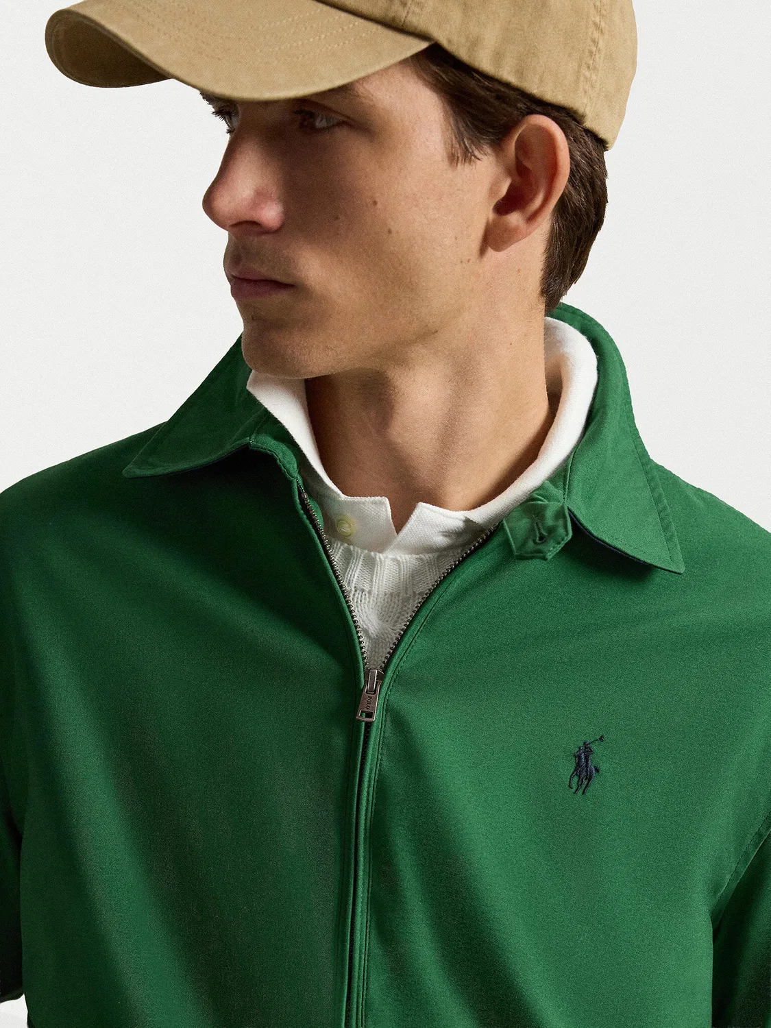 Мужская демисезонная куртка стандартного кроя Polo Ralph Lauren, зеленый — фото 4