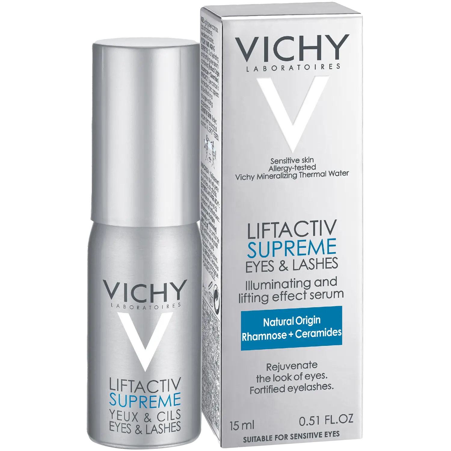 Vichy Liftactiv Supreme Oczy i rzęsy сыворотка осветляющая кожу вокруг глаз, 15 мл — фото 3