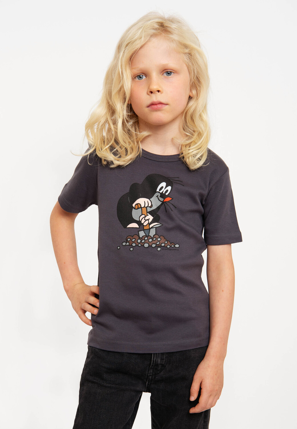 Футболка Logoshirt Der kleine Maulwurf, синий — фото 3