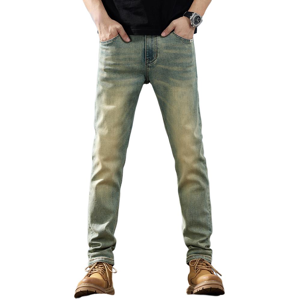 

Jeep Джинсы SS24 мужские винтажные голубые