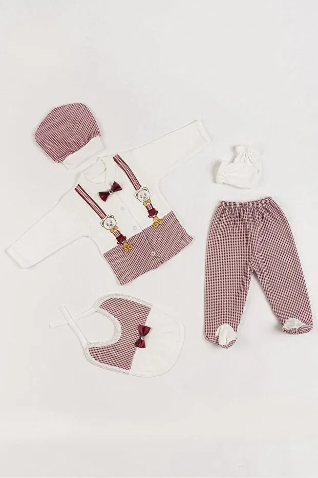 Детский комплект одежды для новорожденных хлопковый Neu Kids, Red