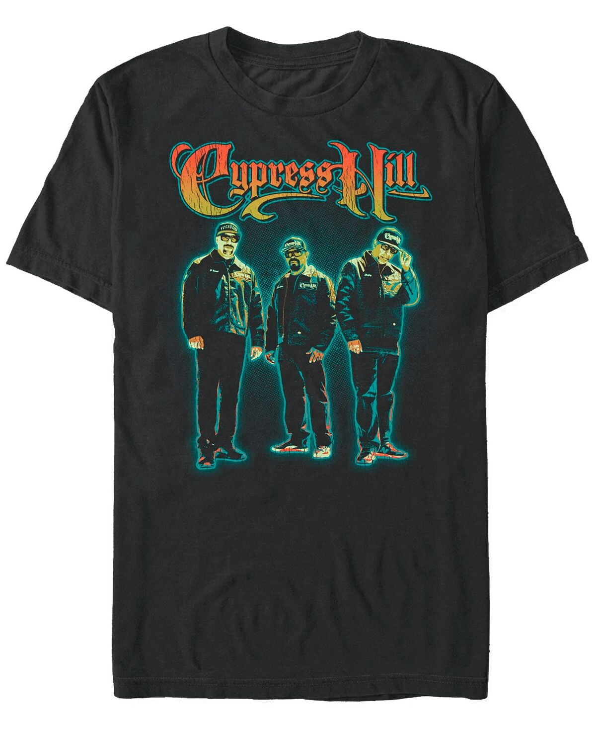 

Мужская футболка с коротким рукавом cypress hill trio time Fifth Sun, черный