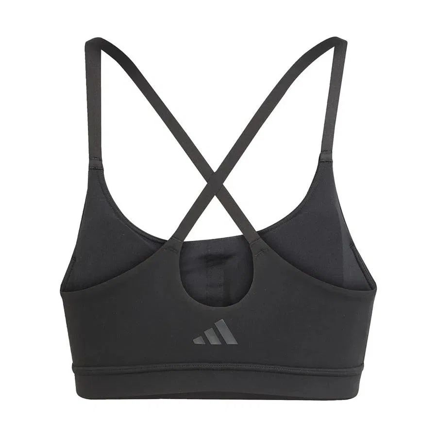 Женский спортивный бюстгальтер ALL ME LS adidas, Черный — фото 3