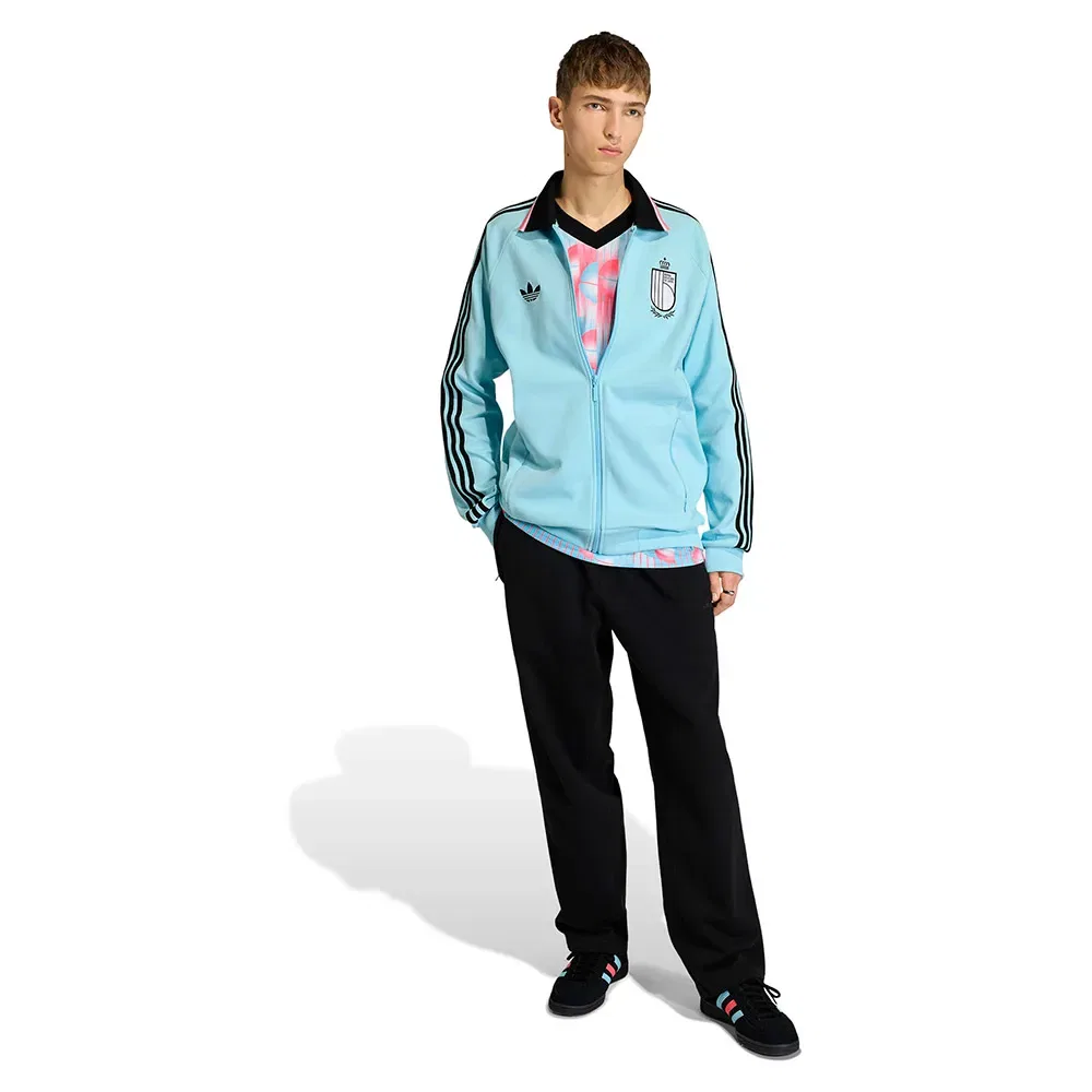 Мужской свитшот на молнии Belgium Away Originals Adidas, Blue — фото 4