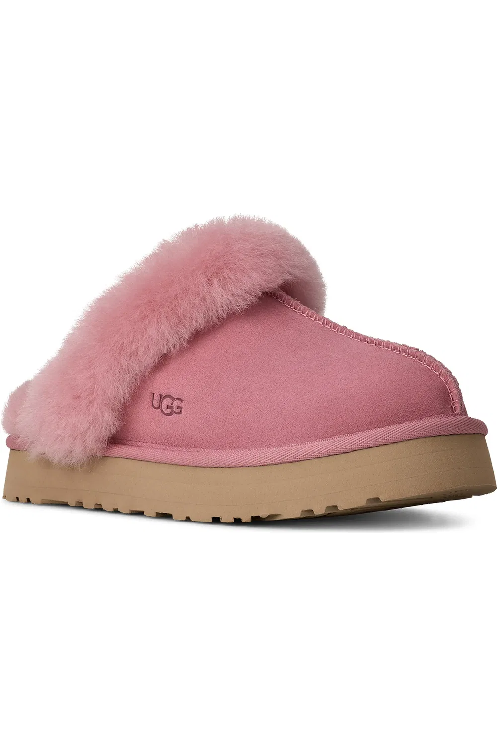 Детские тапочки слипперы с меховым воротником Disquette UGG, Horizon Pink