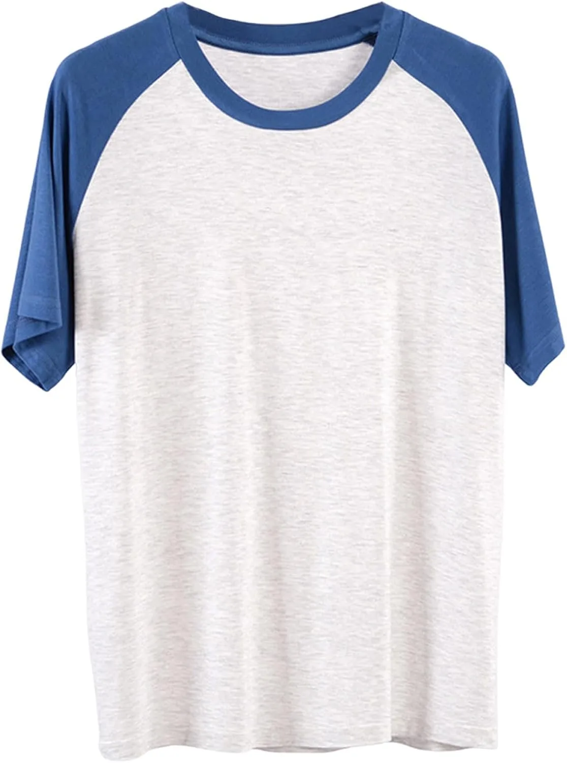 

Мужская футболка Raglan с коротким рукавом Color Block, свободного кроя, летняя FZYLQY