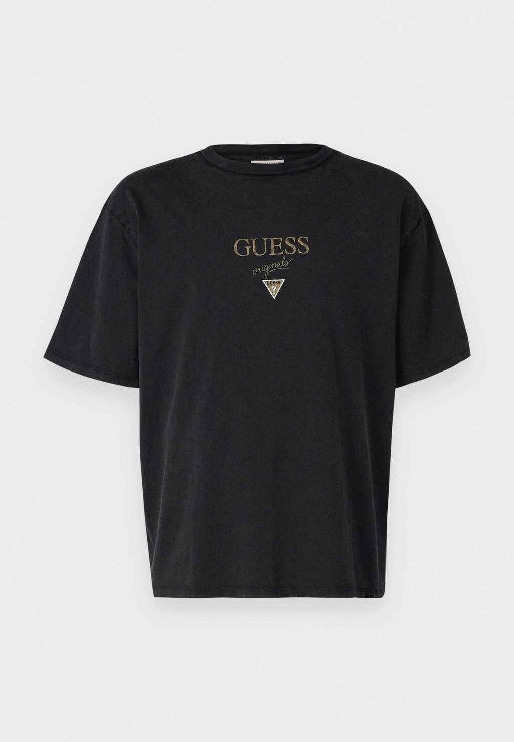 

Футболка с принтом GO LOGO TEE Guess Originals, черный