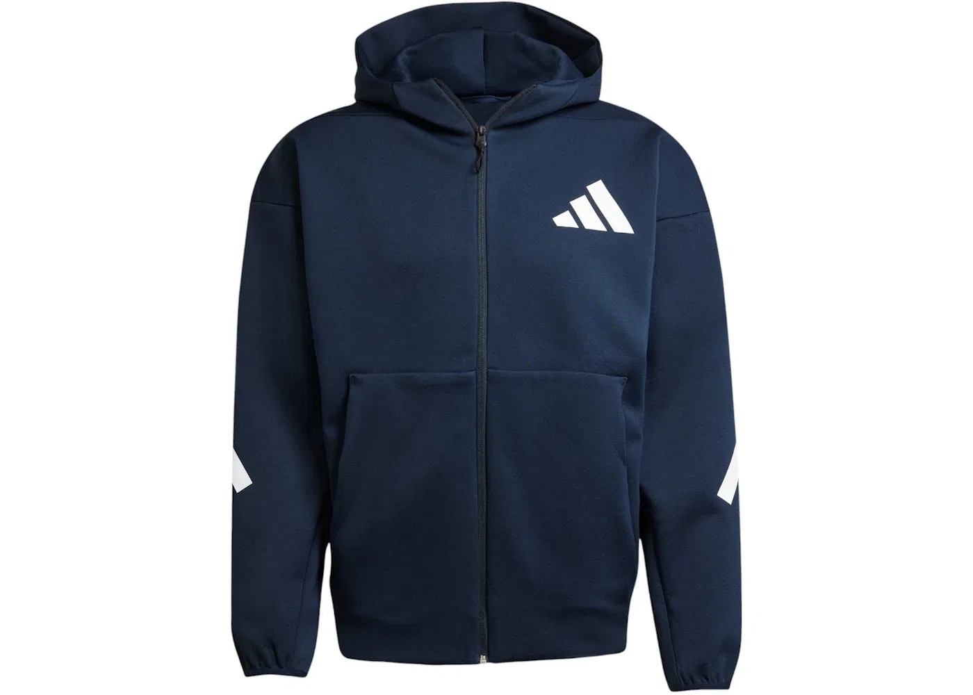 Мужская куртка на молнии с капюшоном Z.N.E. Adidas, цвет Aurora Ink
