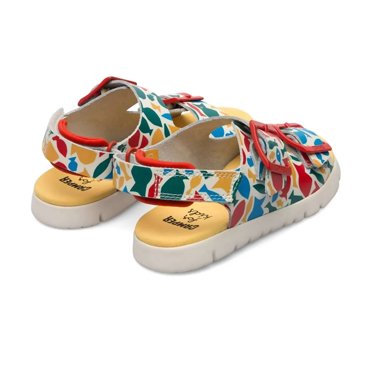 Детские сандалии с открытым носом Oruga Sandal Camper, мультиколор — фото 3