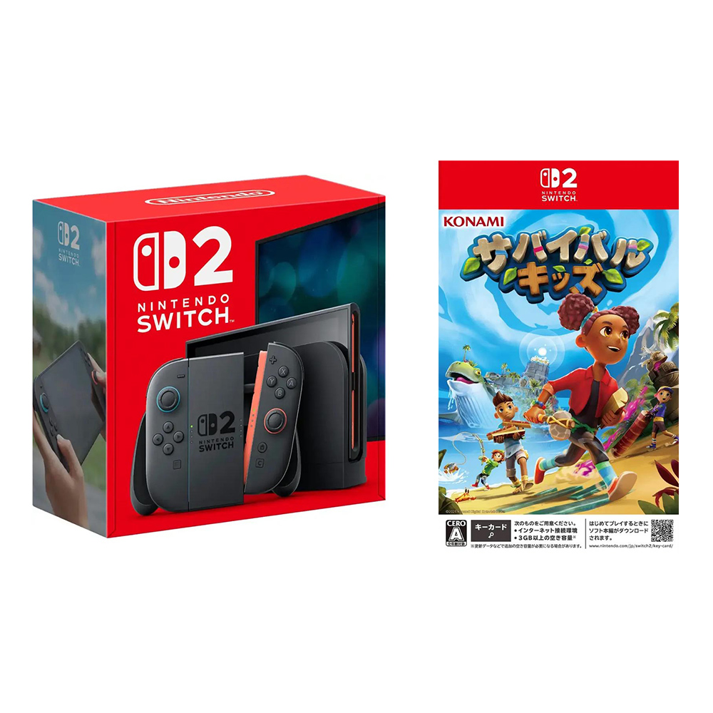 

Игровая консоль Nintendo Switch 2 + видеоигра Survival Kids, черный