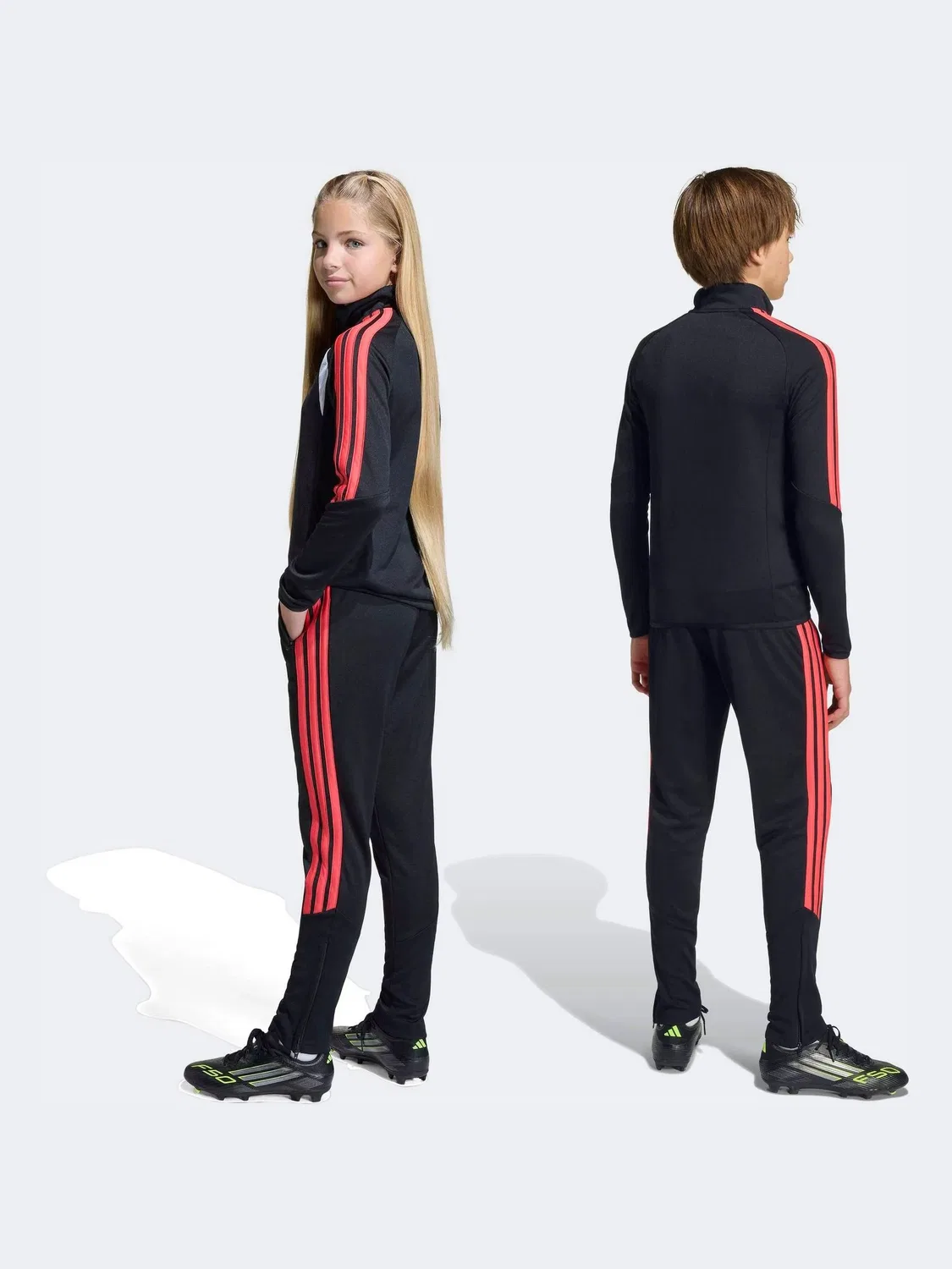 Тренировочные брюки Tiro 26 League adidas, черный/красный — фото 3