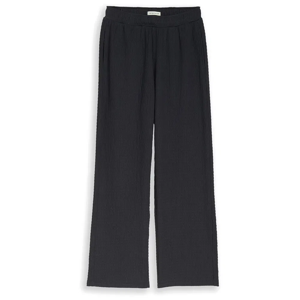 Детские брюки для девочек с широкими штанинами Tom tailor 1050087, Black