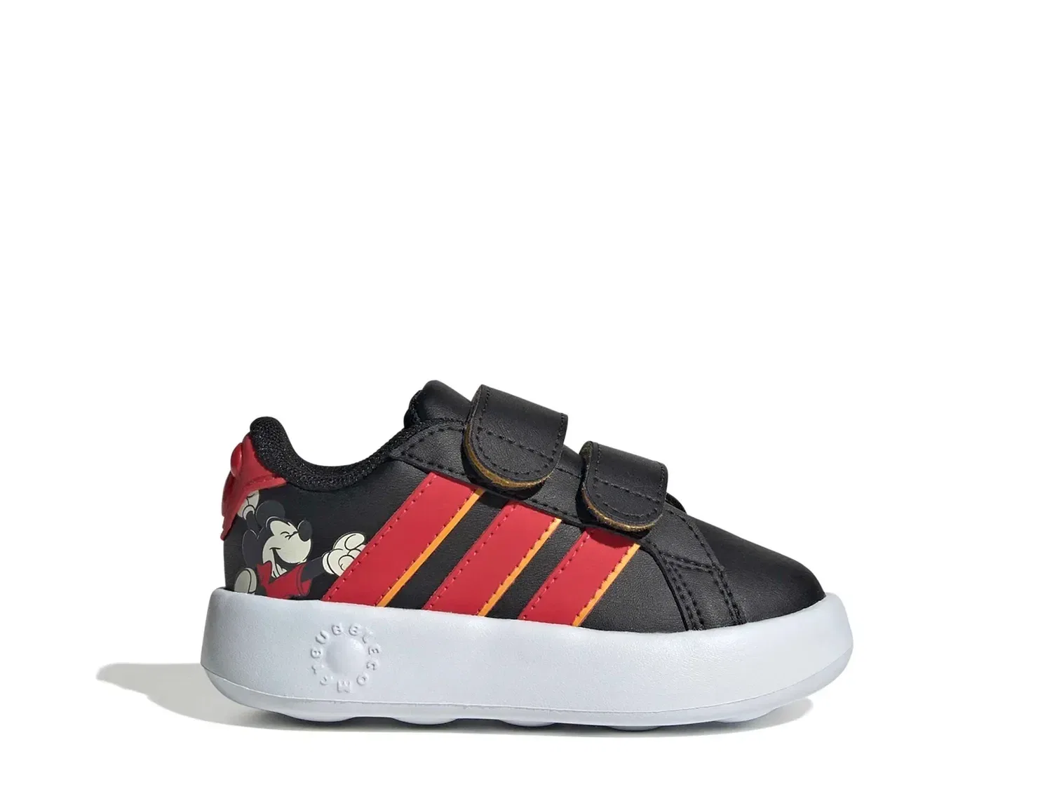 Кроссовки Mickey Mouse Grand Court 3.0 adidas, черный — фото 2