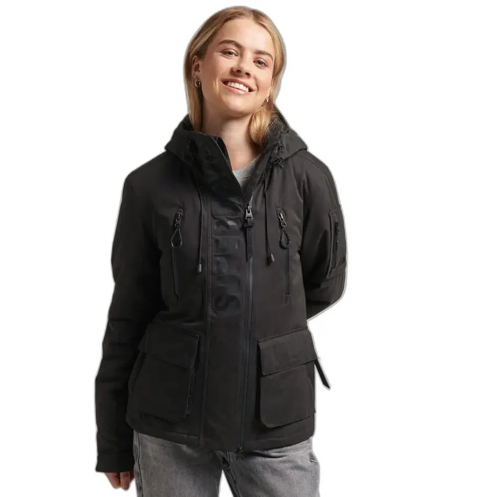 Женская ветрозащитная куртка Ultimate Wind Superdry, Черный