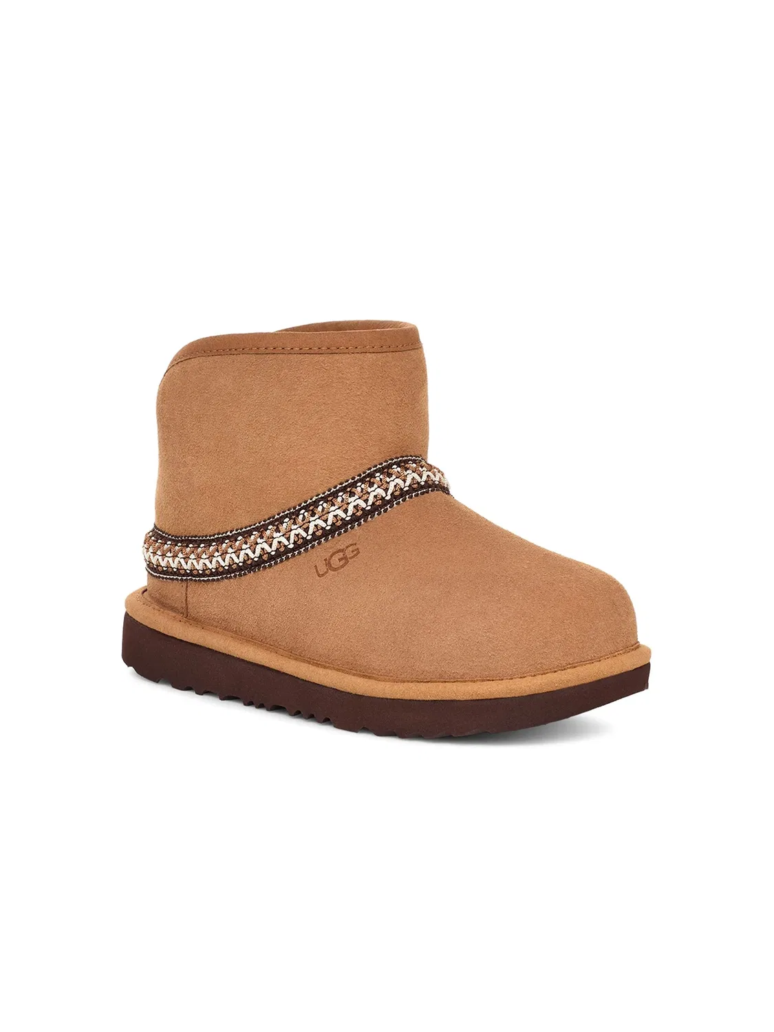 Ботинки Classic Mini Crescent UGG, коричневый