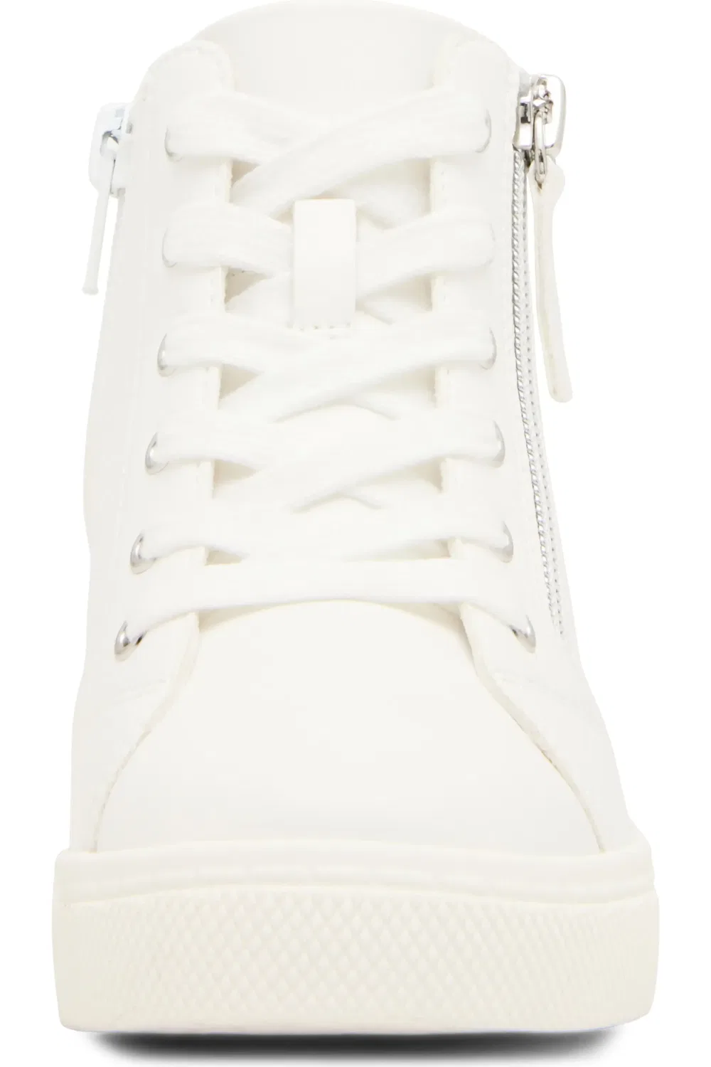 Детские кеды на скрытой платформе Jatomic Wedge Steve Madden, белый — фото 3