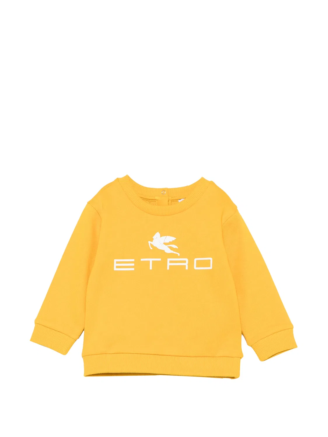 ETRO Свитшот с логотипом, желтый